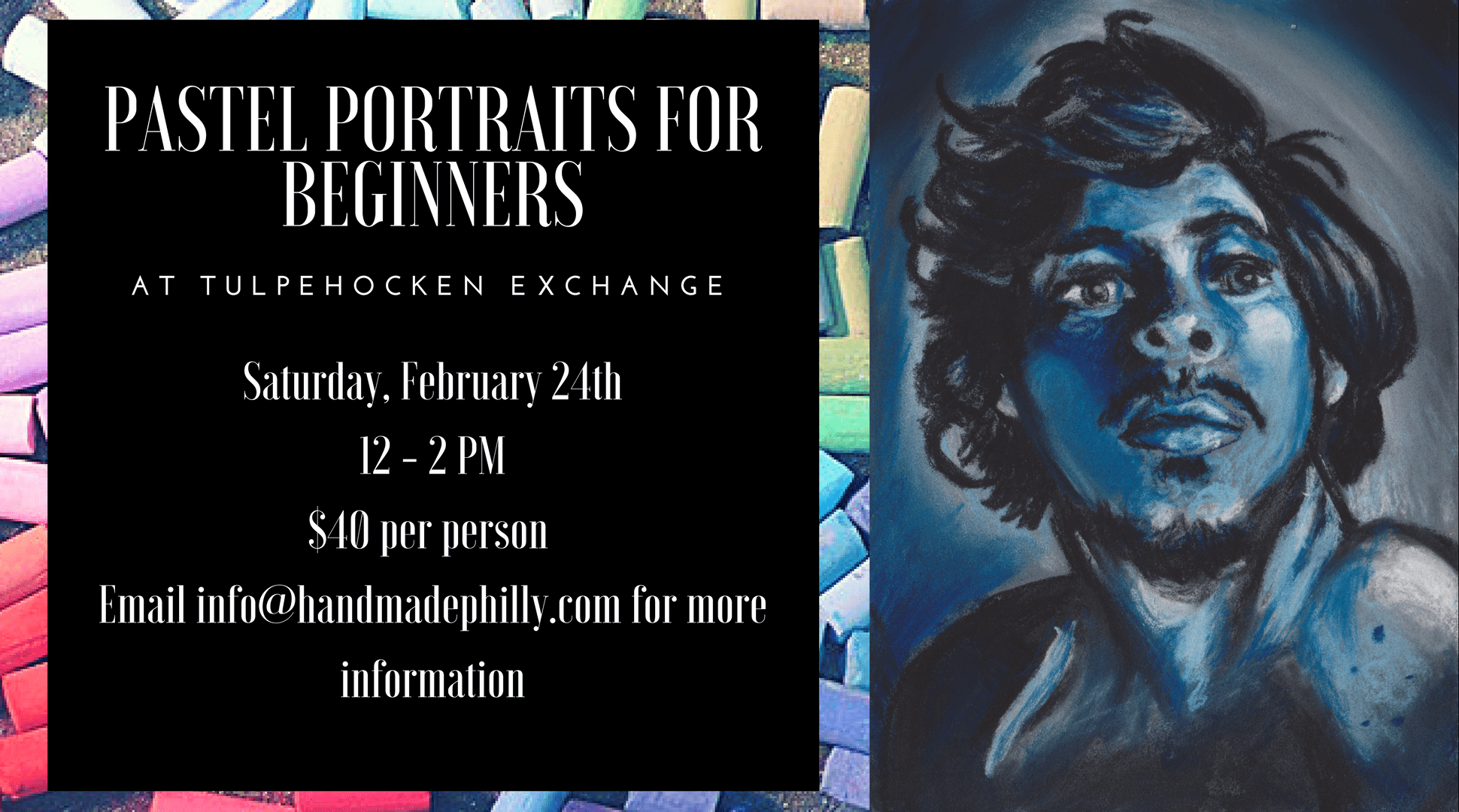 pastel portrait class February