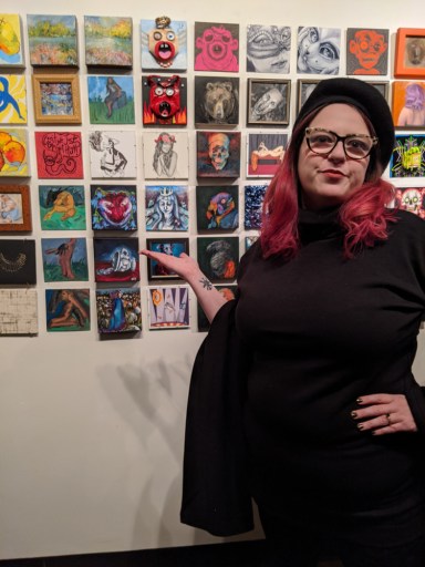 big little art show with art